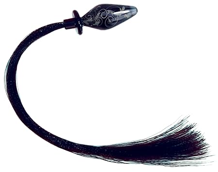 Glassvibrations Dark Series Glasplug Pony Tail small