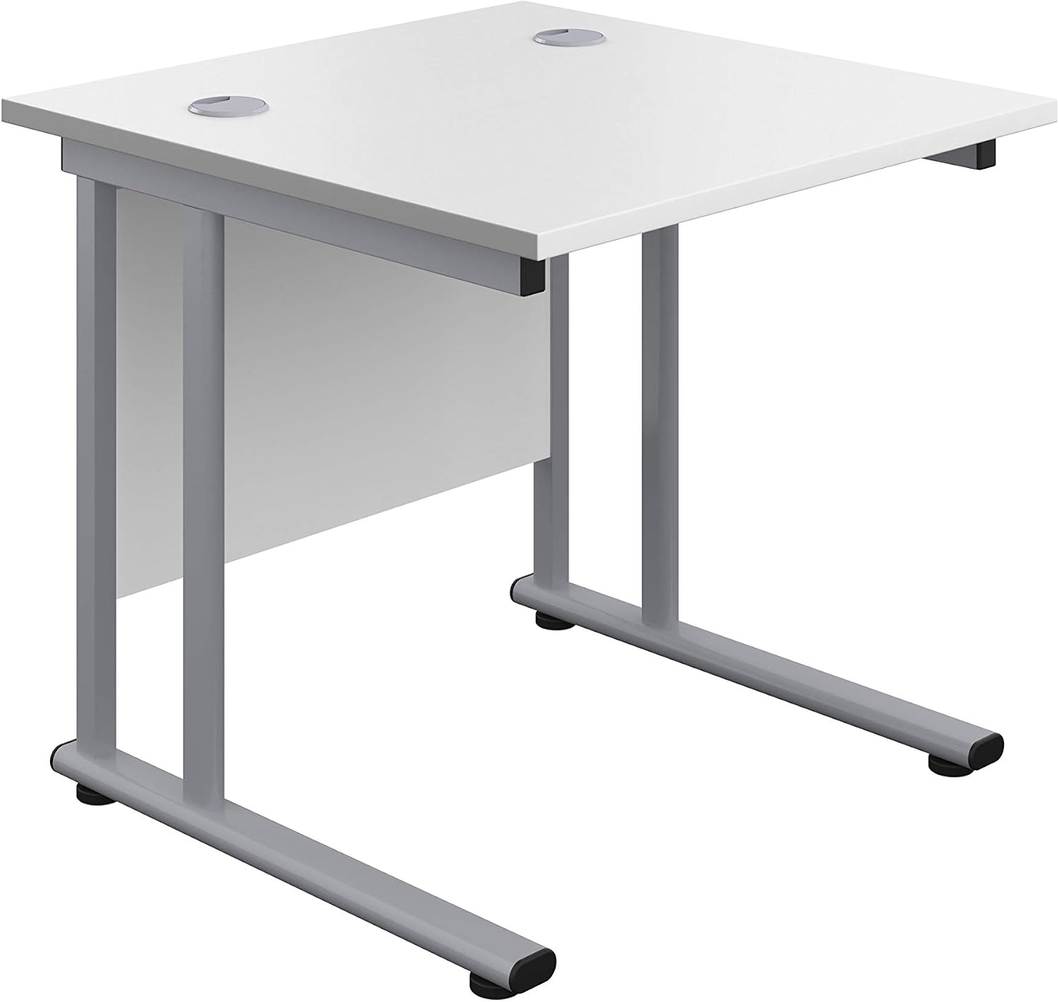 Office Hippo Heavy Duty Rectangular Cantilever Office Desk, Home Office Desk, Office Table, Integrated Cable Ports