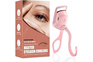 ZEYUMEE 2025 New C-Shaped Heated Eyelash Curler Fast Heat Up in 8s - Rechargeable Electric Eyelash Curler for 24-Hour Long Lasting Curls - Safe Anti-Burn Lash Curler Elevate Your Beauty with Stunning Lashes