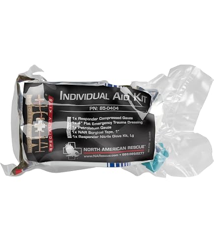 米軍放出品　North American Rescue　ファーストエイドキット Amazon.com: North American Rescue M-FAK Mini First Aid Kit (Black