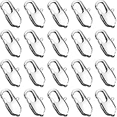Supkiir 20PCS 18MM Lobster Claw Clasps, 316 Stainless Steel Lobster Clasps Bulk for Jewelry Making, Keychain, Necklace and DIY Crafts
