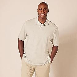 Amazon Essentials Men's Regular-Fit Cotton Pique