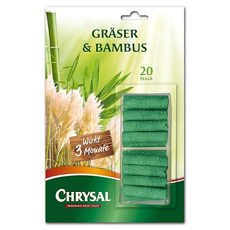 chrysal graser bambus dungestabchen 20 stuck amazon de garten