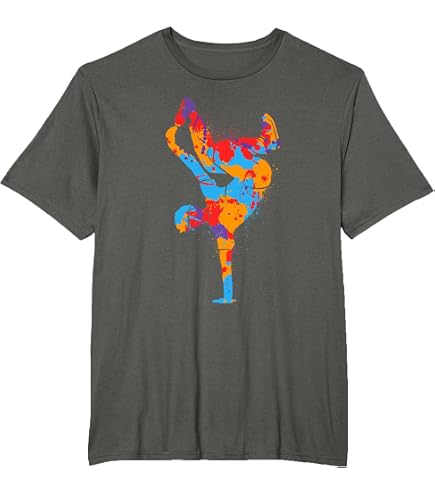 Amazon.com: Break Dancing Shirt Bboy Poses Retro Vintage Hip Hop