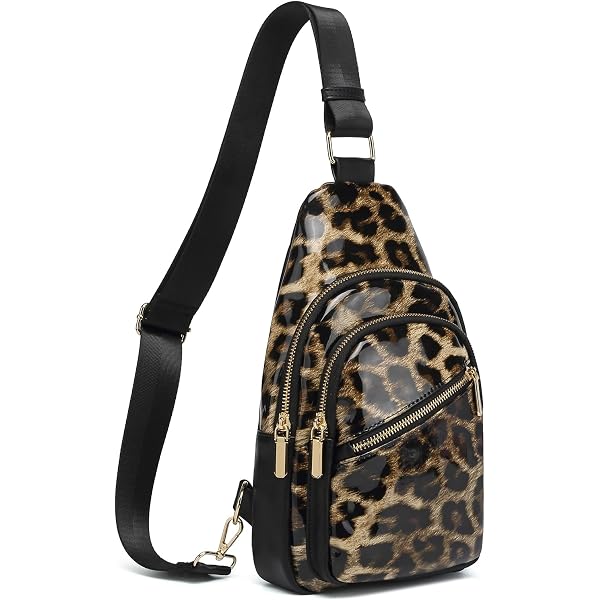 Amazon.com: YHSHYZH Leopard Sling Bag for Women & Men  display picture 3