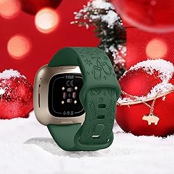 Christmas Engraved Band Compatible with Fitbit