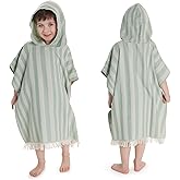 ZICOTO Stylish Hooded Beach Towel for Kids - Extra Soft and Fast Drying Poncho for Toddlers 3-6 Years is Made of Premium Cotton - Perfect Cover Up for Beach Days or Pool and Bath Time Adventures