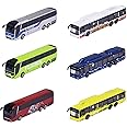 Majorette 212053159 City Bus Toy Bus with Freewheel and Suspension, Metal Body, 13 cm Long, for Children from 3 Years, Delivery 1 Piece, Multicoloured