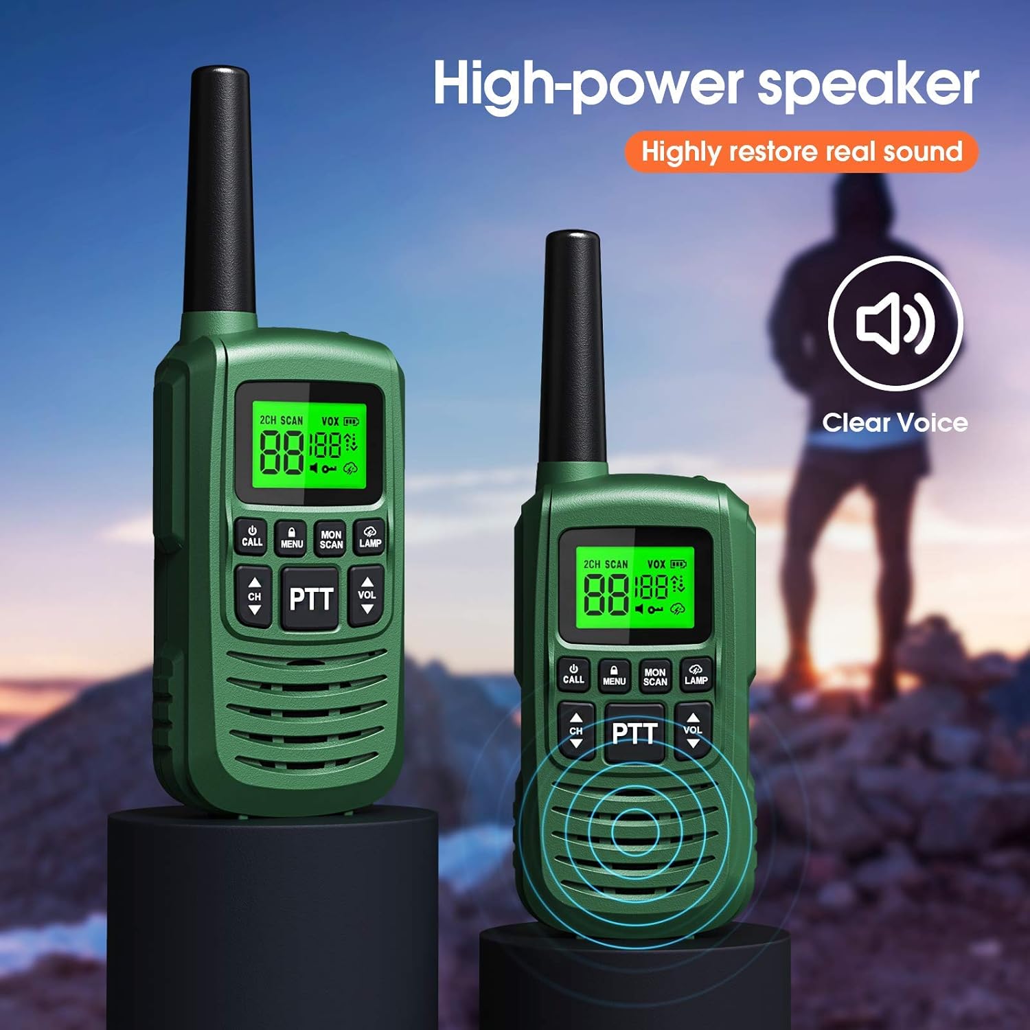 Free Shipping Worldwide Gocom Frs Walkie Talkies For Kids Adults Ipx4 Waterproof Long Range Two Way Radios 22 Channel Led Flashlight Tow Way Walkie Talkie 2pack Sports Outdoors Fashion Brands
