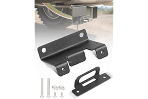 Oyviny Vehicle-Side 4 Way Flat Trailer Wiring Harness Mounting Bracket, Rust-Proof Trailer Plug Bracket Universal Fit for All