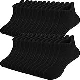 Bemeol Boys Socks 12 Pairs Kids Socks for Boys Ankle Athletic Running Sports Low Cut Cotton Sock With Tab