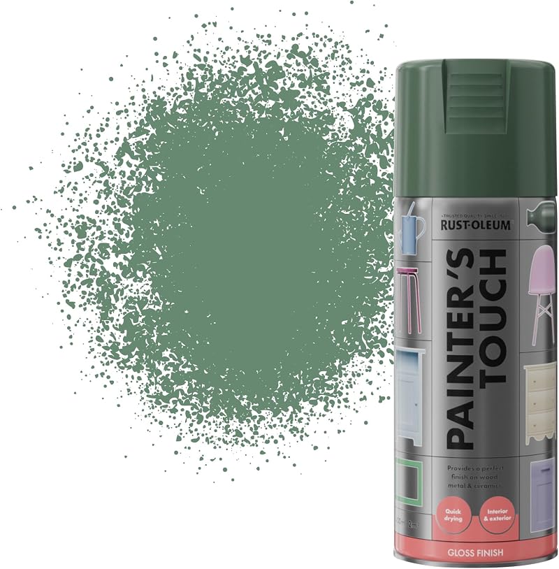 Rust-Oleum Painter's Touch 400ml Sage Green Gloss Spray Paint Aerosol