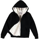 Real Love Girls Zip Up Hoodie - Soft Sherpa Lined Heavyweight Hooded Girls Sweatshirt Hoodies for Teens Kids (7-16)