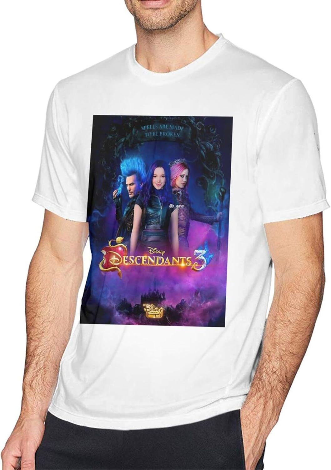 Amazon.com: Descendants Classic Men White Short Sleeve T-Shirt Unisex T ...