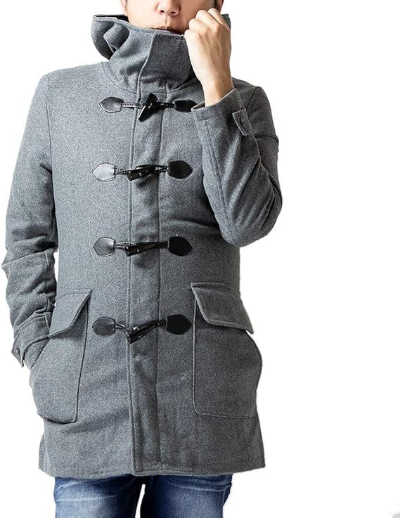 Amazon ジェネレス ロングダッフルコート メンズ Nej 19 コート ジャケット 通販