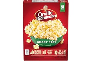Orville Redenbacher Popcorn Smart Pop, 6 Count/Pack ( Pack of 6- 36 count )