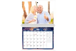 Custom Photo Wall Calendar 2026 Personalized Print Your Photo Calendars Customized Make Your Own Calendar For Home Office Par