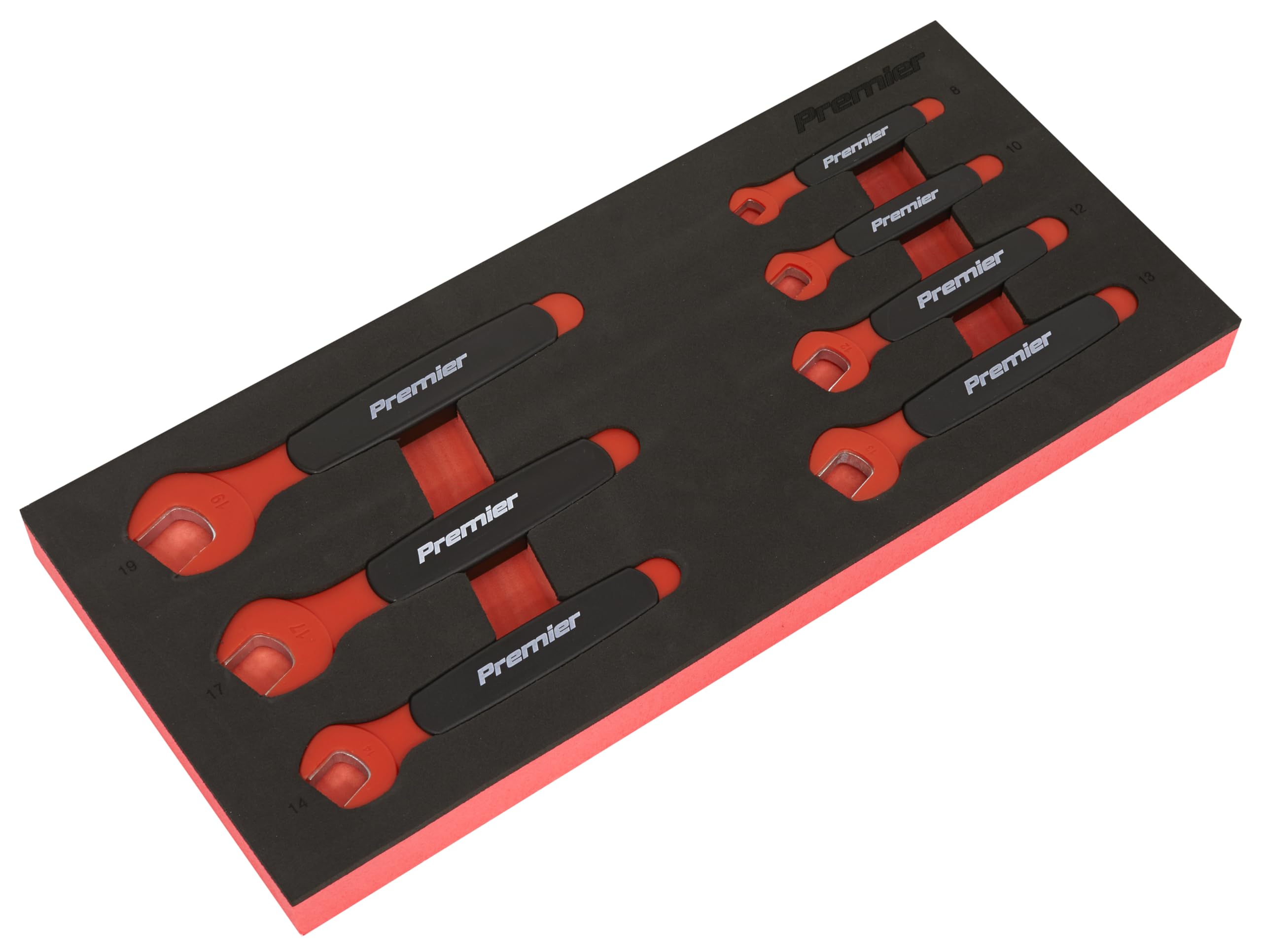 Sealey 7pc Insulated Open-End Spanner Set with Tool- VDE Approved - TBTE03