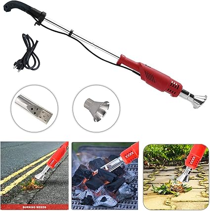 650 c desherbeur electrique bruleur de mauvaises herbes temperature maximale avec 2 buses pour jardin pour jardin patio allee