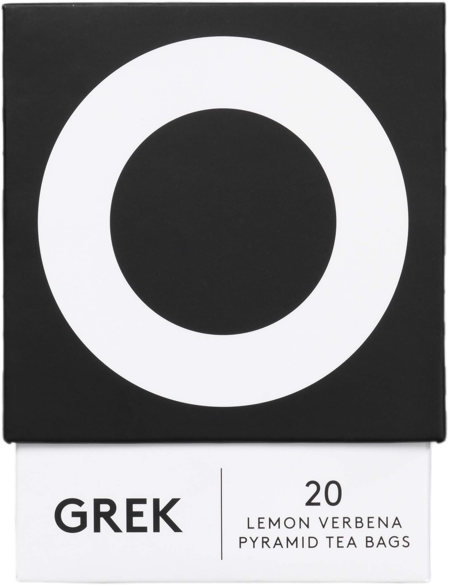 GREK - Premium Lemon Verbena Tea (20 Pyramid Tea Bags) 36g - Greek Herbal Tea