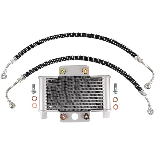 Amazon.com: GOOFIT Oil Cooler Radiator Cooling Radiators Fluid Cooler for  GY6 163 165 168 180 Motorcycle Dirt Bike ATV Engine Motor Accessory :  Automotive