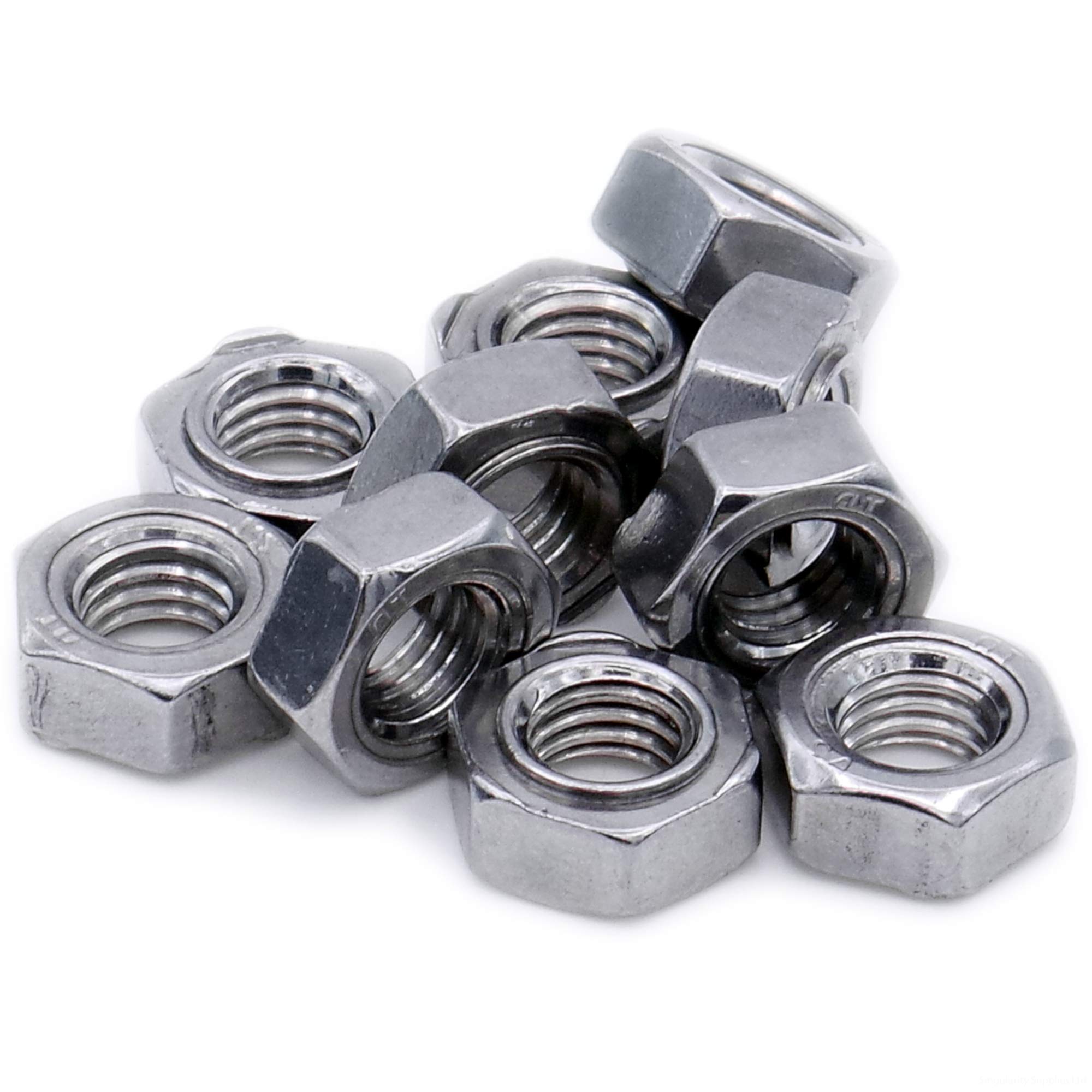 M6 (6mm) Weld Nut (Hex) - Stainless Steel (A2) (Pack of 20)