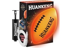 HuanKeng Upgrade Rechargeable Glow in The Dark Ball Toys Birthday Gifts for 6 7 8 9 10 11 12 13 14 15 Year Old Boys, Sports and Outdoors Light Up Ball Games for Teen, Kids Boys Toy Stuff Ages 6-15