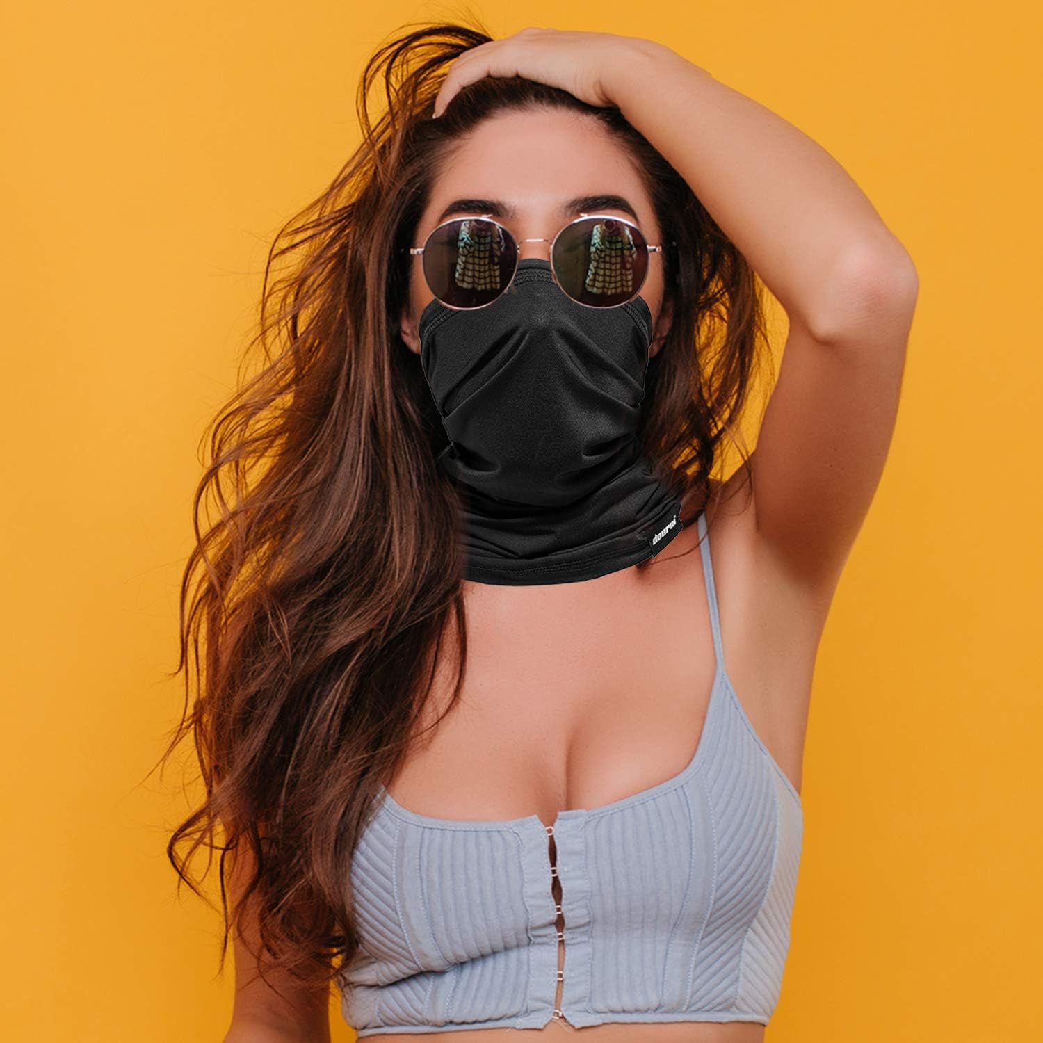 Neck Gaiter Face Mask Reusable, Cloth Face Masks Washable Bandana Face Mask, Sun Dust Protection Balaclava Face Cover Scarf Shield for Fishing Cycling at  Men’s Clothing store