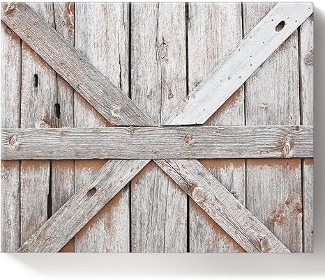 Amazon Com Diy Oil Painting By Numbers Kit For Kids Beginer Rural Farm Wooden Door Barnyard Painting On Canvas Wooden Framed Arts Craft For Adults Home Decor 16 X20