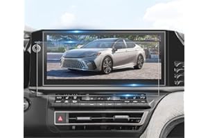 BIBIBO 2Pcs for 2025 Toyota Camry Accessories Screen Protector 2025 Toyota Camry XLE/ XSE 12.3" PET Nano Protective Film [Anti Glare& Scratch Ultra-Clear] Toyota Camry Accessories 2025 Toyota Camry Radio Screen Protector 2025 Camry