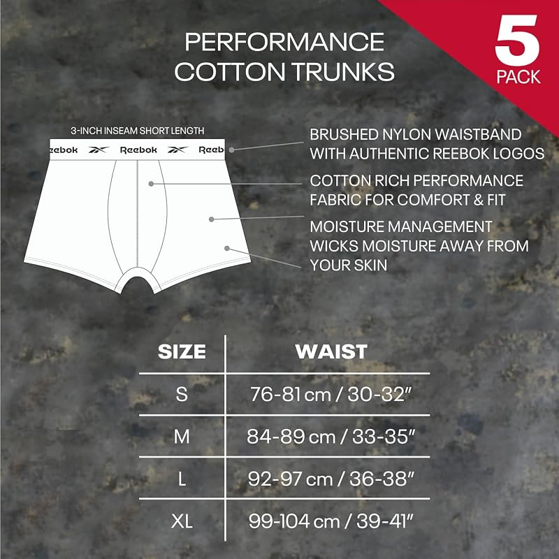 Boxers sous-Vêtements Homme Lot de 5
