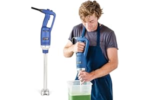 TK TARTLE KITCHEN TK Commercial Immersion Blender, 500 Watt/.5 HP Variable Speed Motor, 16,000 RPM Heavy Duty with Performance Assurance - 18"