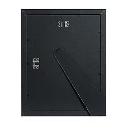Frame Amo 10x13 Black Modern Picture Frame, 1 inch