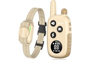 Jugbow Dog Training Collar - 4200FT Dog Shock Collar with Remote for Large Medium Small Dogs, Rechargeable Waterproof IPX8 E Collars with Beep (1-3) Vibration(1-3) Safe Static(0-99)