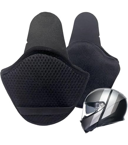CLISPEED 2pcs Motorcycle Helmet Ear Covers - Windproof Half Helmet Ear Pads to Noise Reducer & Protect