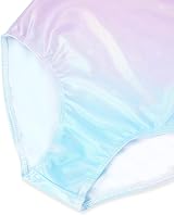 Gogokids Girls Three-Piece Gymnastics Set Leotard Shorts Hairband Sparkling view 4