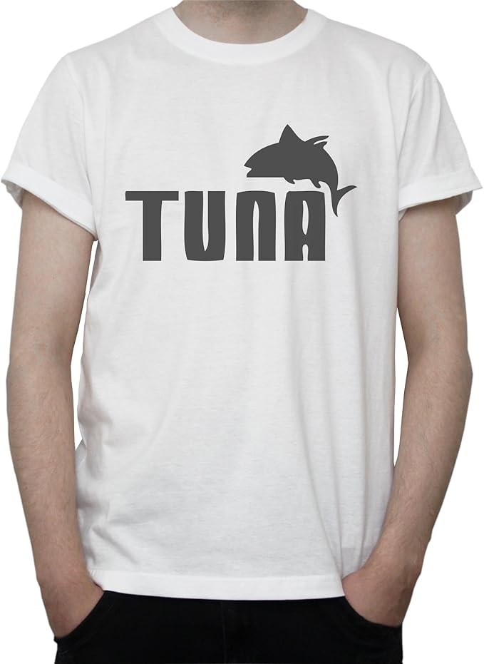 Puma Logo Tuna Funny Graphic Mens TShirt Amazon.es Ropa y accesorios