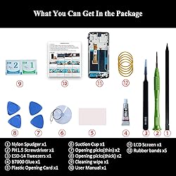 LOZOP Nord N10 5G LCD Screen Replacement Kit with