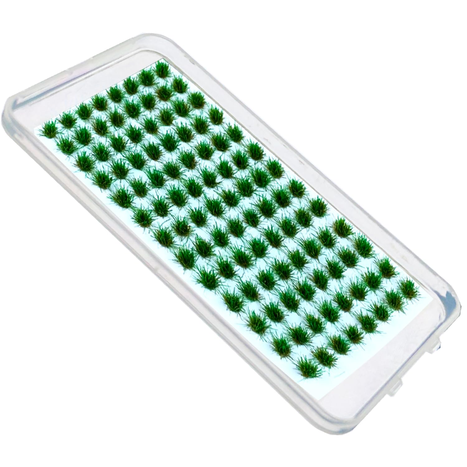 RXKFIGX 120 PCS Static Grass Tufts Kit for DIY Gaming Terrain Decoration, Train Landscape, Railway Scenery Model - Artificial Mini Grass for Modeling