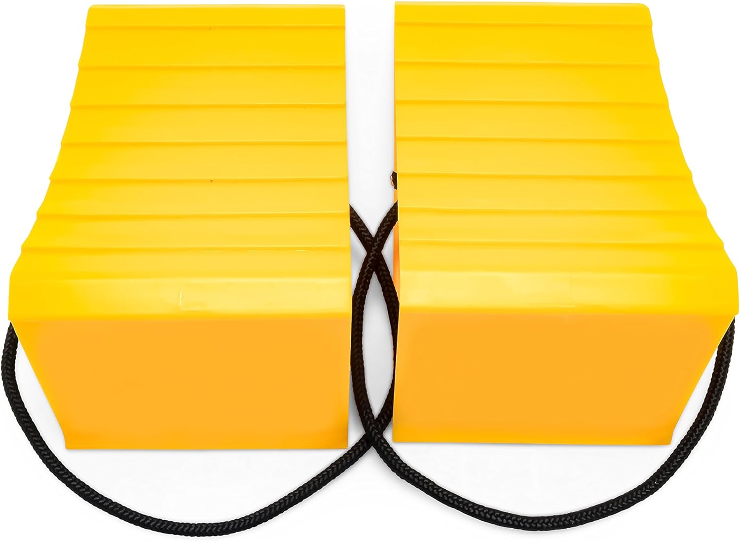 Camco Wheel Chock With Rope For Easy Removal, Helps Keep Your Trailer or RV In Place (Pack of 2) - 44471: Automotive