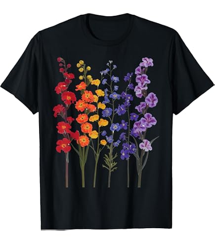 Amazon.com: Vintage Botanical Floral Flower T-Shirt T-Shirt, White