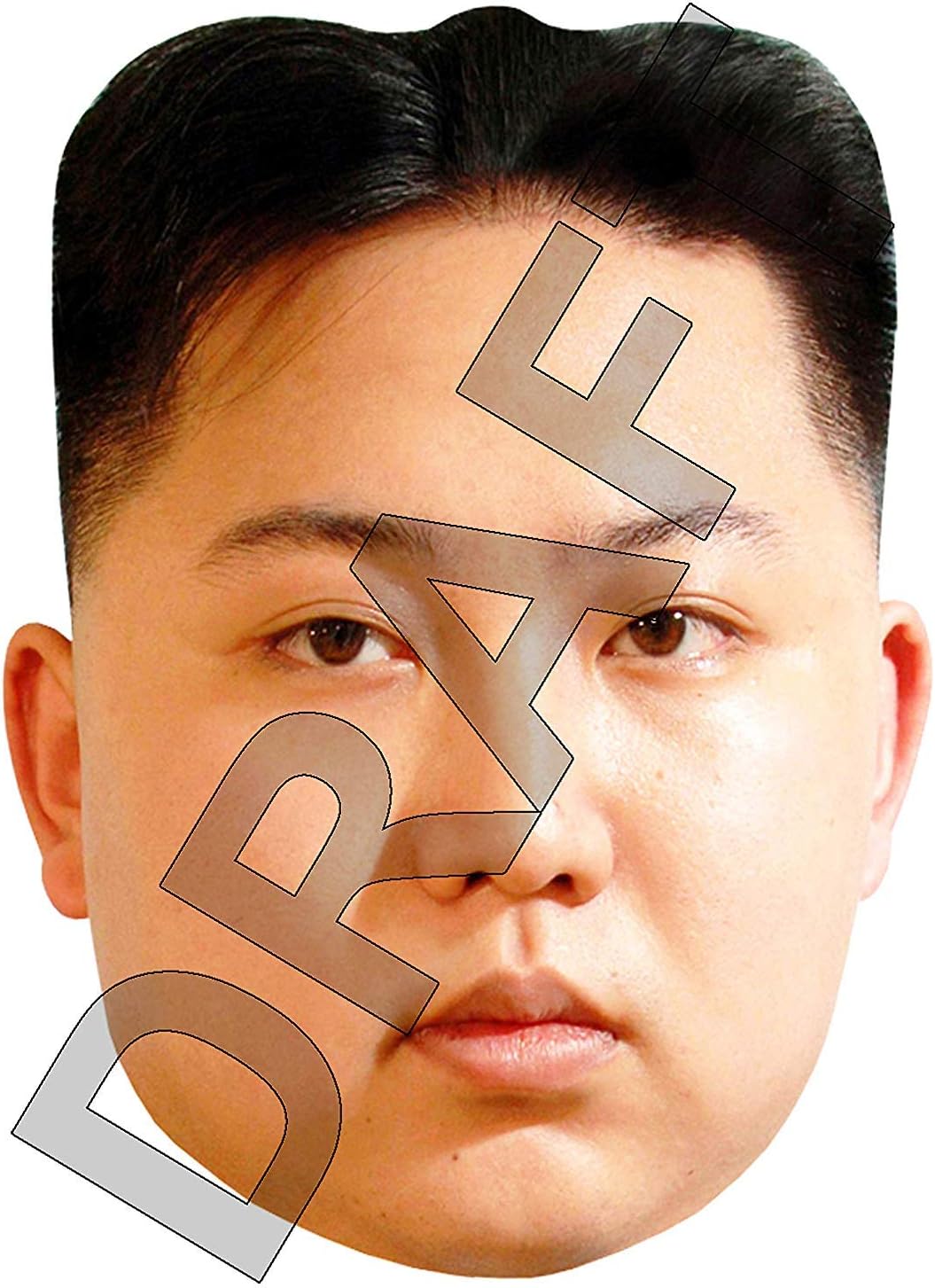 Party People 1 x Kim Jong Un - Celebrity Face Mask - Ready To Wear - Kim J, Ready-to-wear - Image 3