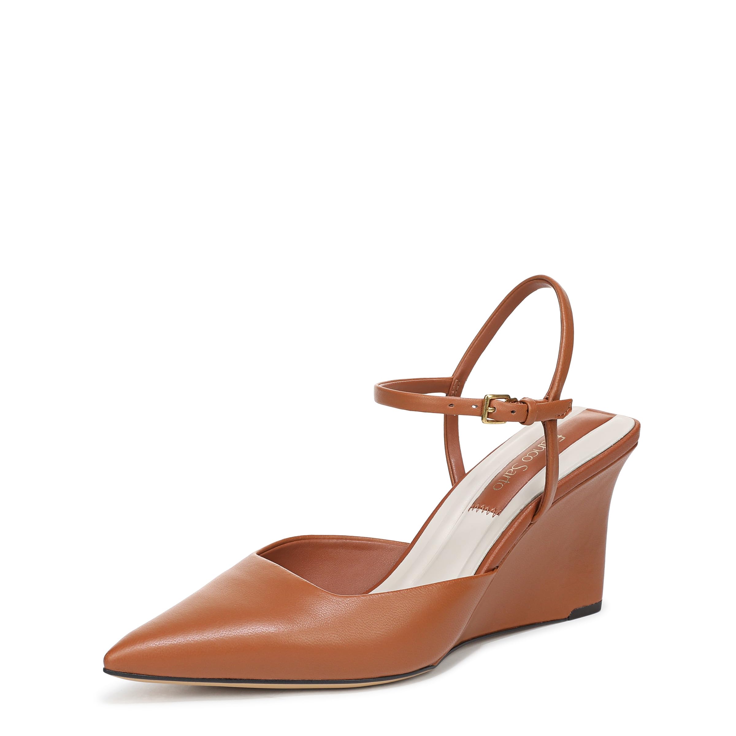Franco Sarto Women’s Cherie Pump Cognac Brown 5.5 M
