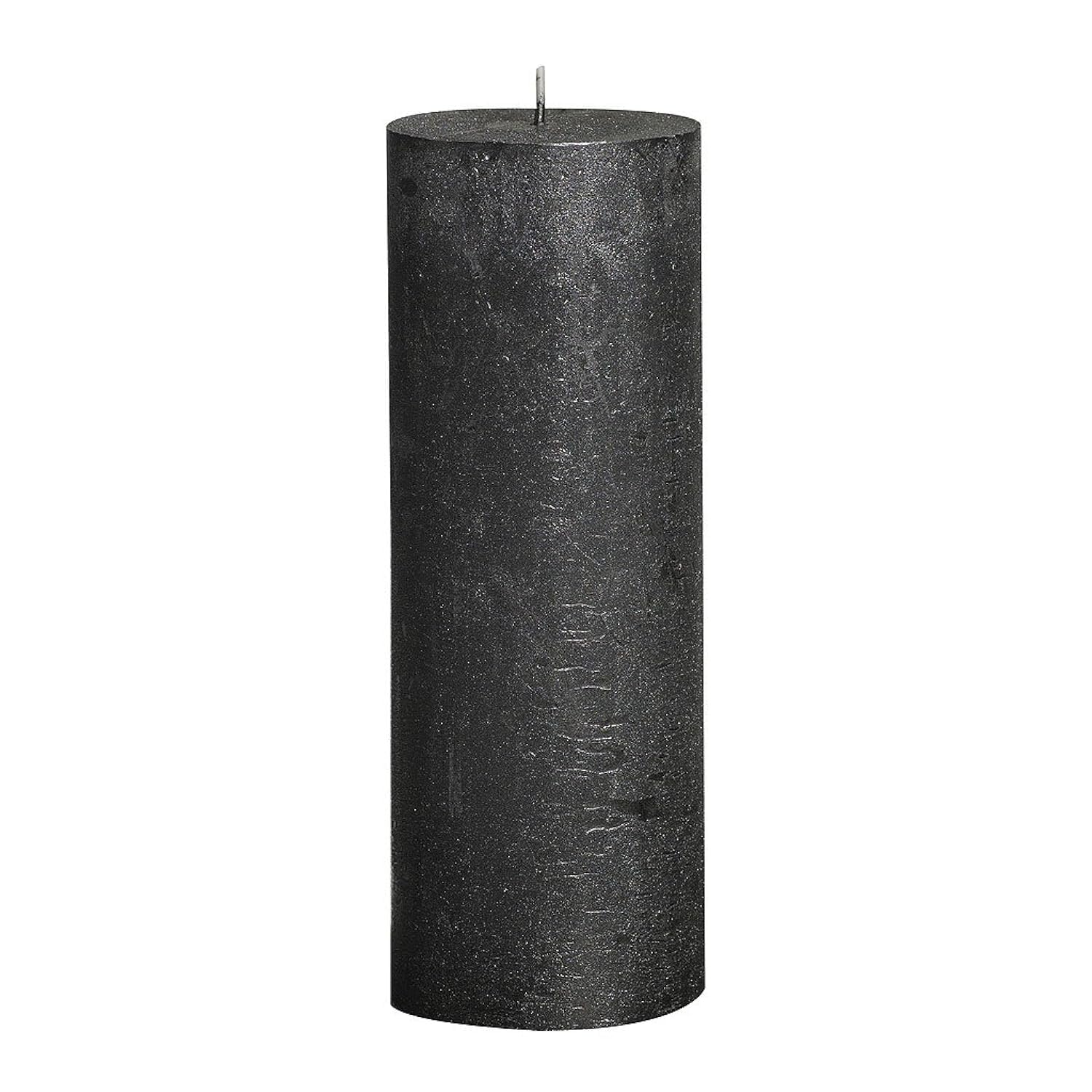 Bolsius Rustic Candle, Parafin Wax, Anthracite, Regular