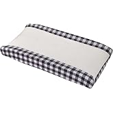 NoJo Into the Wilderness Navy and White Check Super Soft Changing Pad Cover