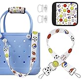 XYFuuee Strap Wrap for Bogg Bag Accessories, Adjustable Crossbody Shoulder Straps Replacement for Beach Rubber Tote Bog Bag