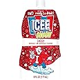 Icee Slush Frozen Fruit Drink Pouches - Just Freeze & Squeeze for Instant Slushy Maker, Great for Birthday Party, Lunchbox, No Icee Machine Needed, 12 Pack (6oz, Red Cherry)