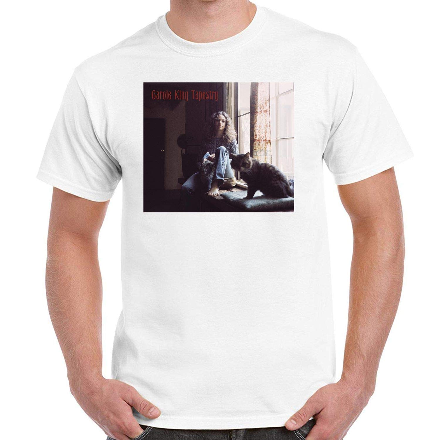 Mjtrghthavbu S Carole King Tapestry Black Fashion Cool T Shirt Zilem