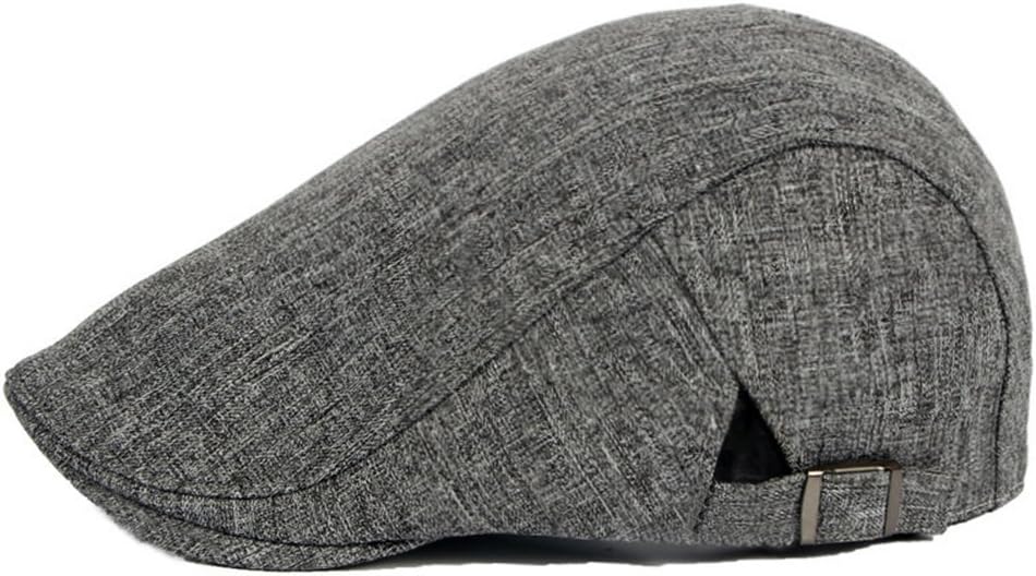 WEIJUN Vintage Classic Beret Hat Flat newsboy artist Cap Buckle Outdoor For Men