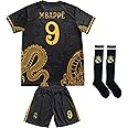 LeenBD Kylian No #9 Madrid Special Dragoon Edition Kids Soccer Jersey Shirts Football Futbol Socks Set Youth Sizes